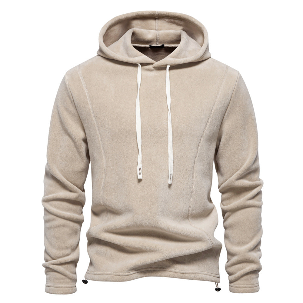 Men's  half-zip fleece sweatshirt