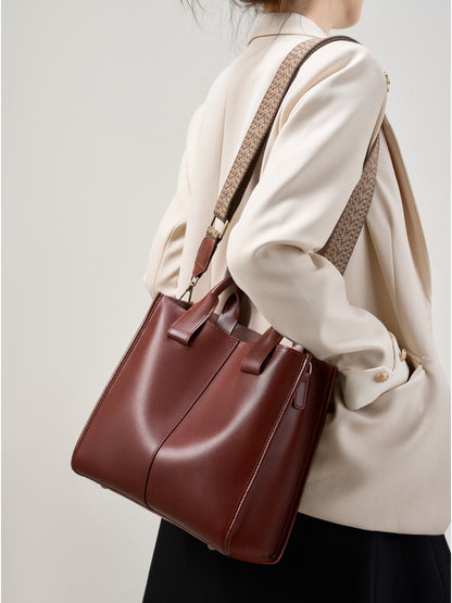 Luxe Carry Bucket Tote Bag
