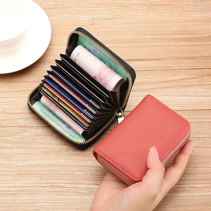Anti-Degaussing Zipper Wallet f
