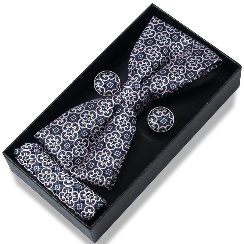 Striped Bow Tie Gift Set