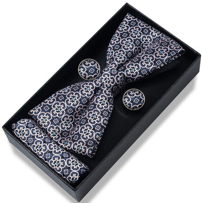 Striped Bow Tie Gift Set