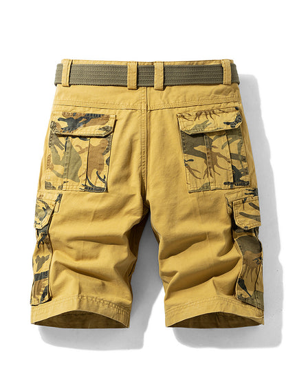 Men's camo cargo shorts