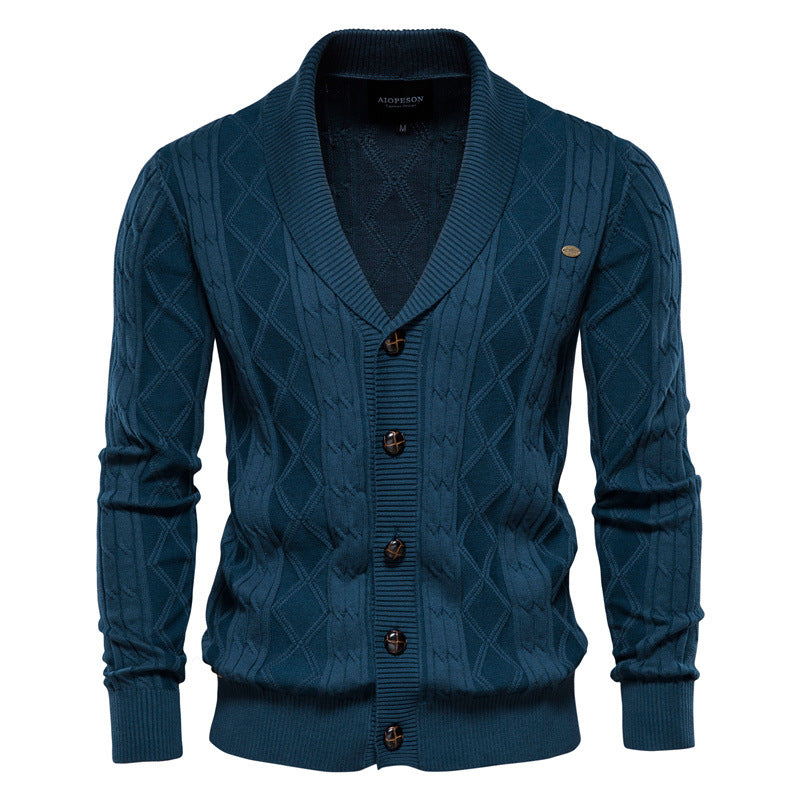 Heritage Flex V-Neck Knit Cardigan Jacket