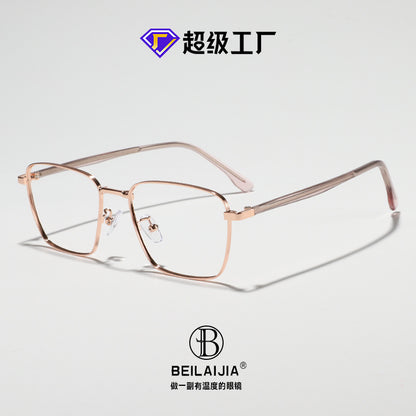 Stylish square frame, gold wire design