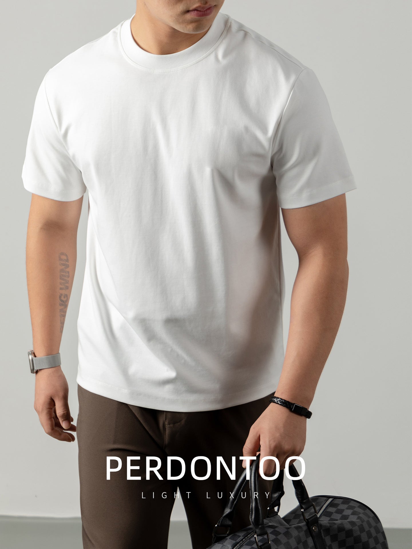 Premium 80S Mercerized Cotton Short-Sleeve T-Shirt