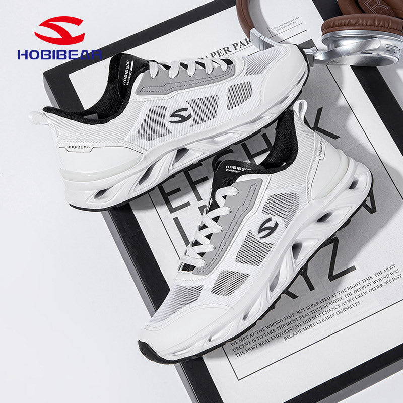 HOBIBEAR Blade-Sole Breathable Mesh Casual Sneakers