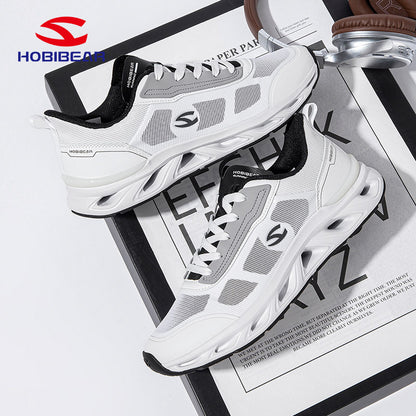 HOBIBEAR Blade-Sole Breathable Mesh Casual Sneakers