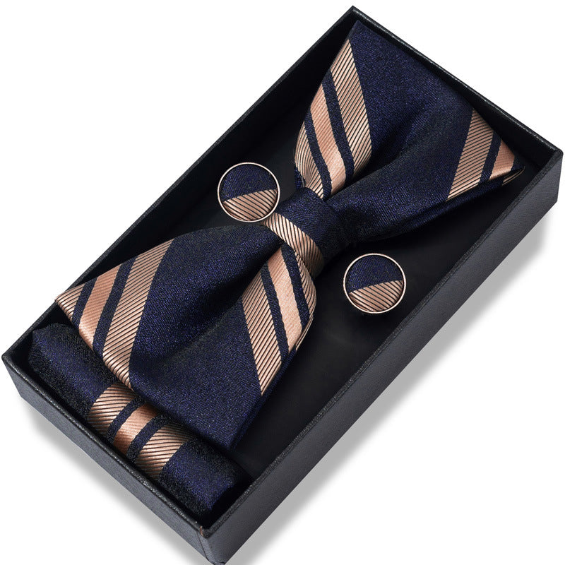 Striped Bow Tie Gift Set