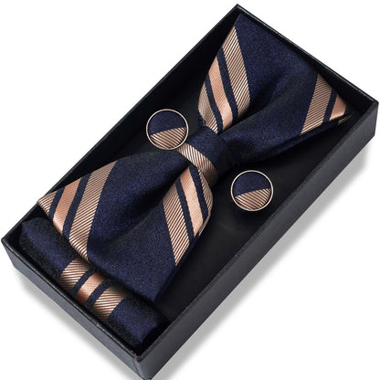 Striped Bow Tie Gift Set