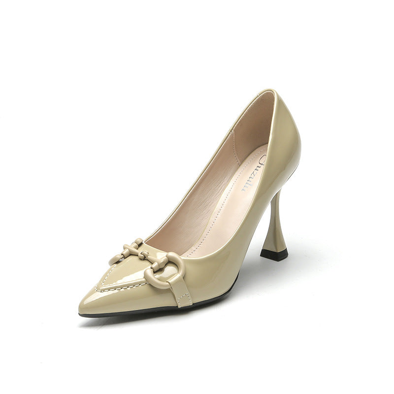 Paris Élite Patent Horse bit Stiletto Pumps