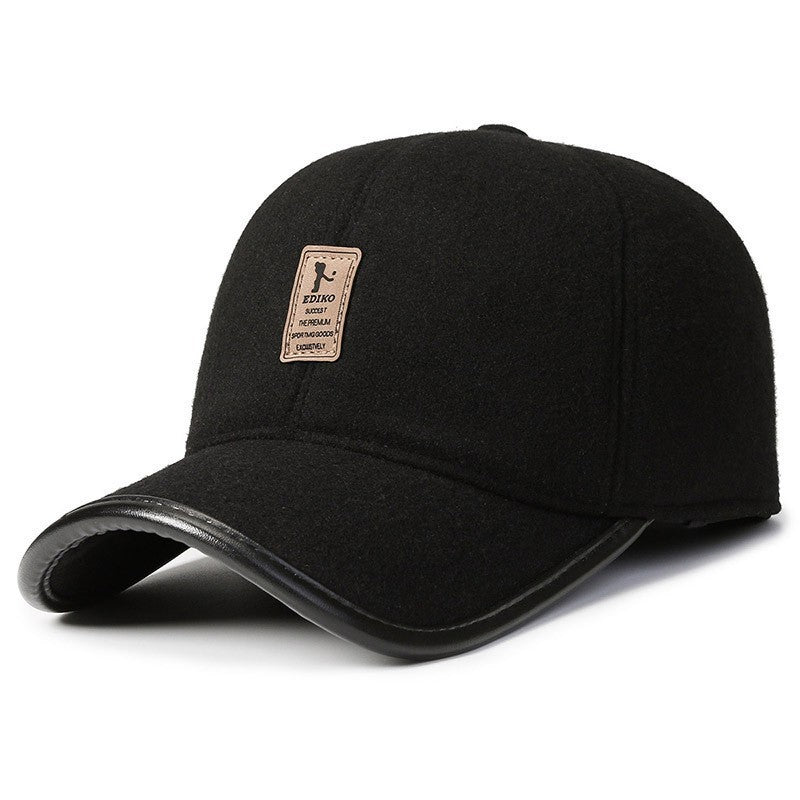 Autumn/Winter Men's Korean Baseball Cap: Large Brim, Casual, Trendy, and Versatile