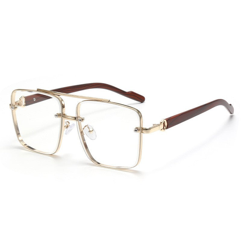 HD polarized pilot sunglasses for men.