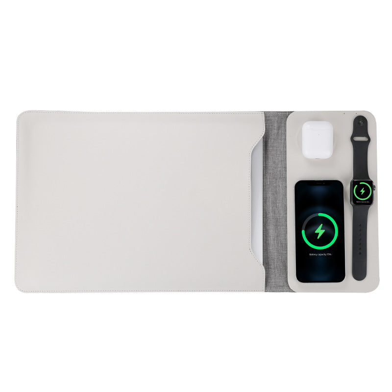 5-in-1 wireless charging sleeve bag