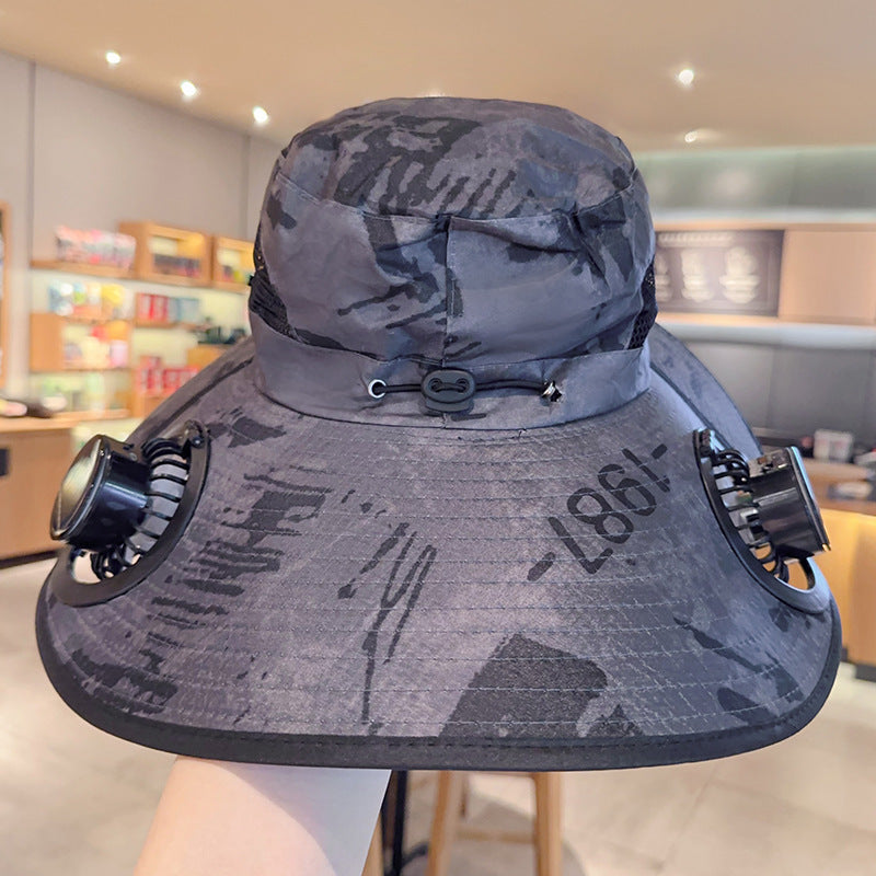 Solar Breeze Pro Solar USB Double Fan Cooling Hat