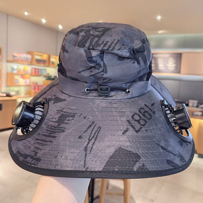Solar Breeze Pro Solar USB Double Fan Cooling Hat