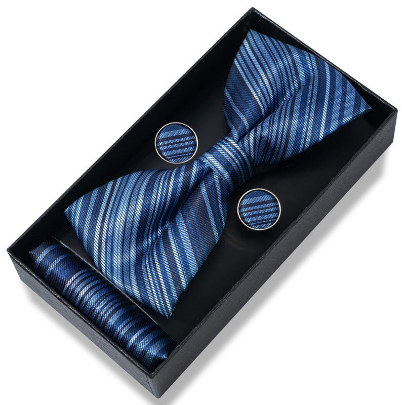 Striped Bow Tie Gift Set