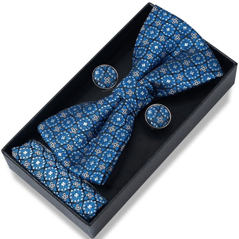 Striped Bow Tie Gift Set