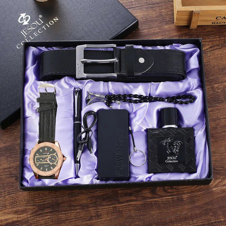 Executive Classic Men's Quartz Gift Bundle