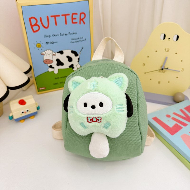 Kids Canvas Cartoon Kindergarten School Bag