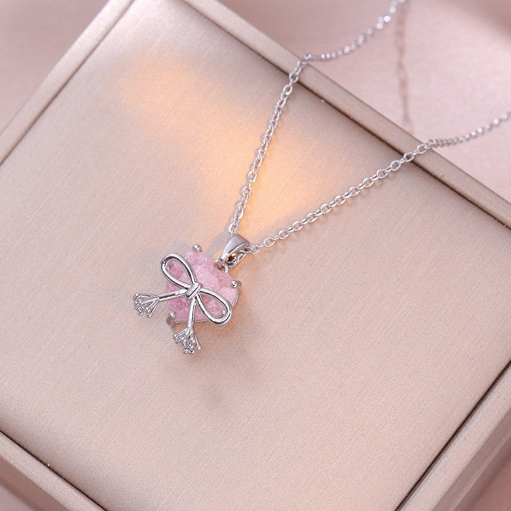 Amoré Zircon Flower Women's Necklace