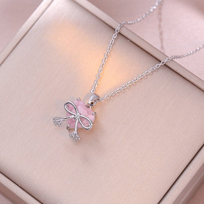 Amoré Zircon Flower Women's Necklace