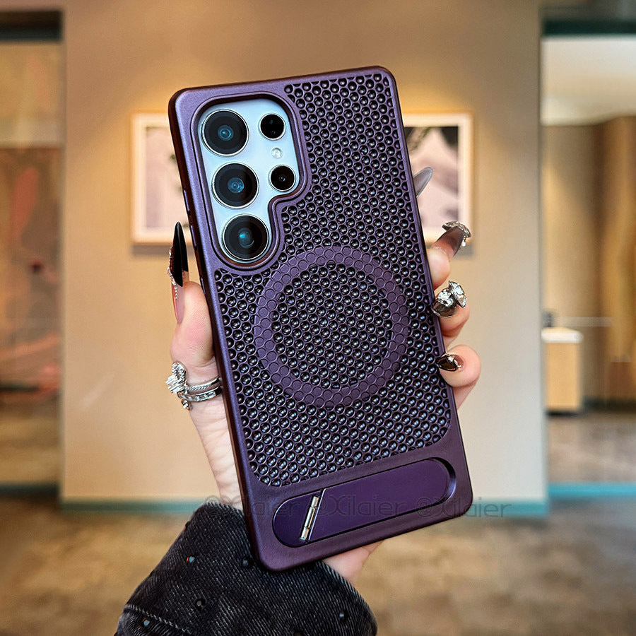 Magnetic Stand Case for Galaxy S25 Ultra / S25 Plus / S24