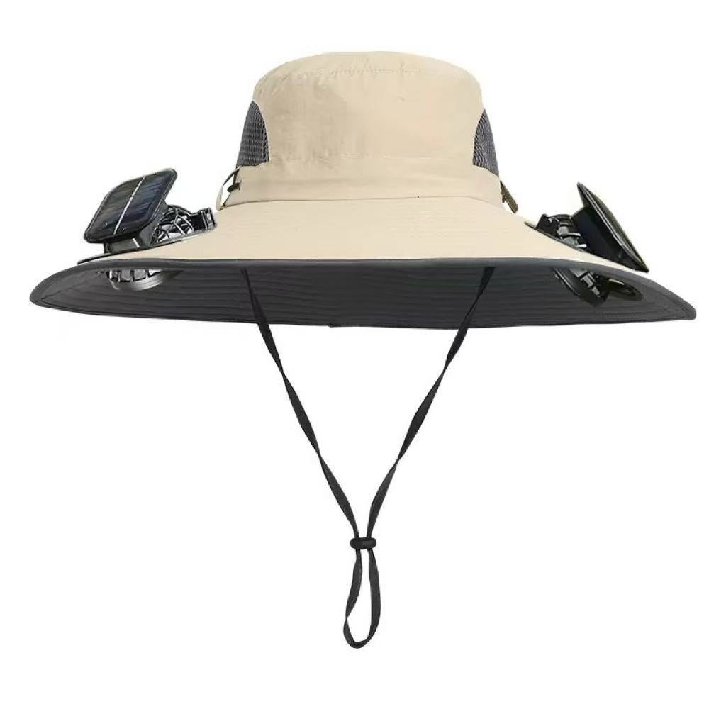 Solar Breeze Pro Solar USB Double Fan Cooling Hat