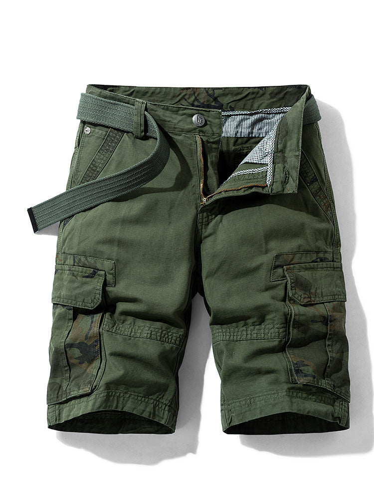 Men's camo cargo shorts