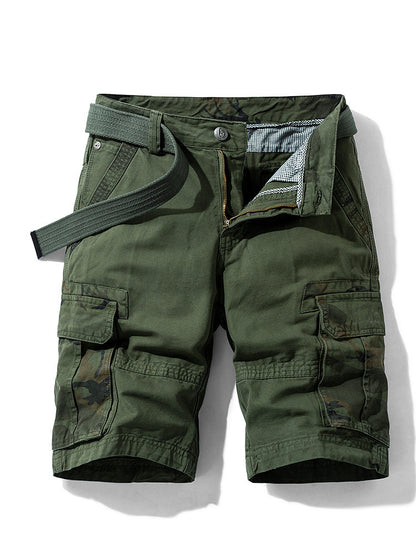 Men's camo cargo shorts