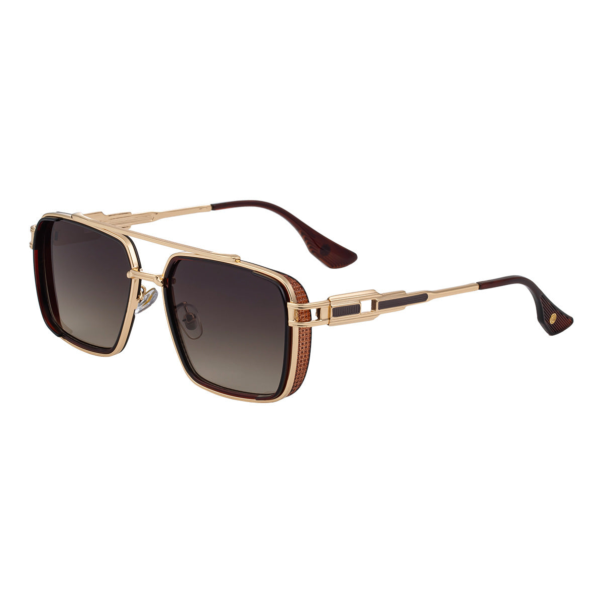 Pat Garth Retro Square Frame Sunglasses