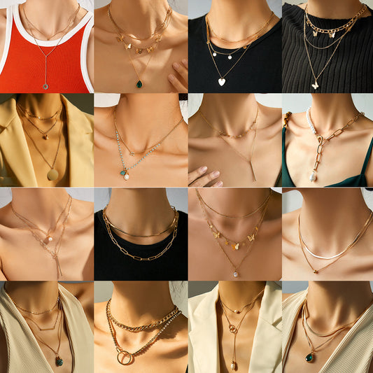 Oceana Multi-Layer Freshwater Pearl Necklace