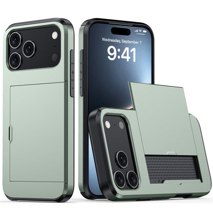 2-in-1 Anti-Drop Wallet Case for iPhone 17 / iPhone 16 / iPhone 15 Pro