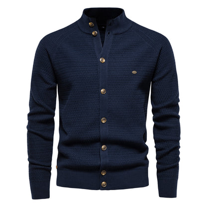 Euro Prestige Business Knit Cardigan Sweater