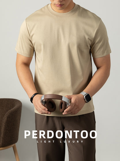 Premium 80S Mercerized Cotton Short-Sleeve T-Shirt