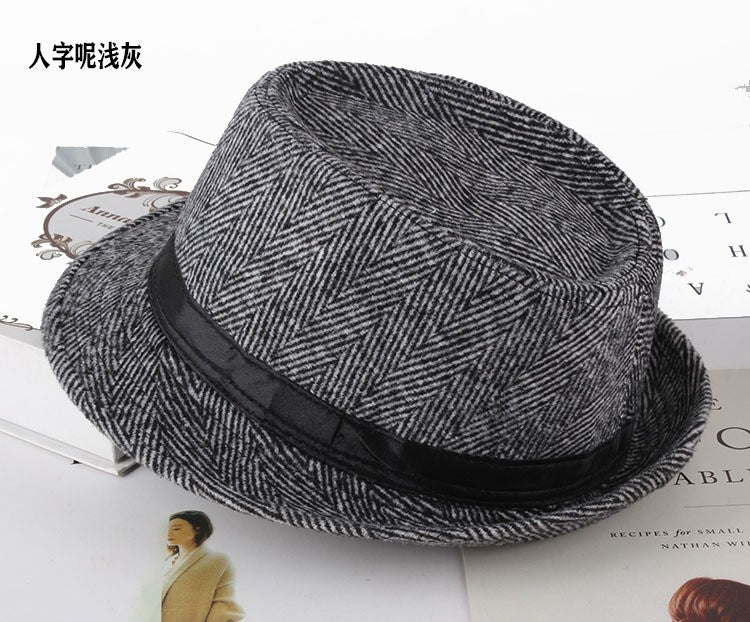 Autumn Plaid Flannel Jazz Hat