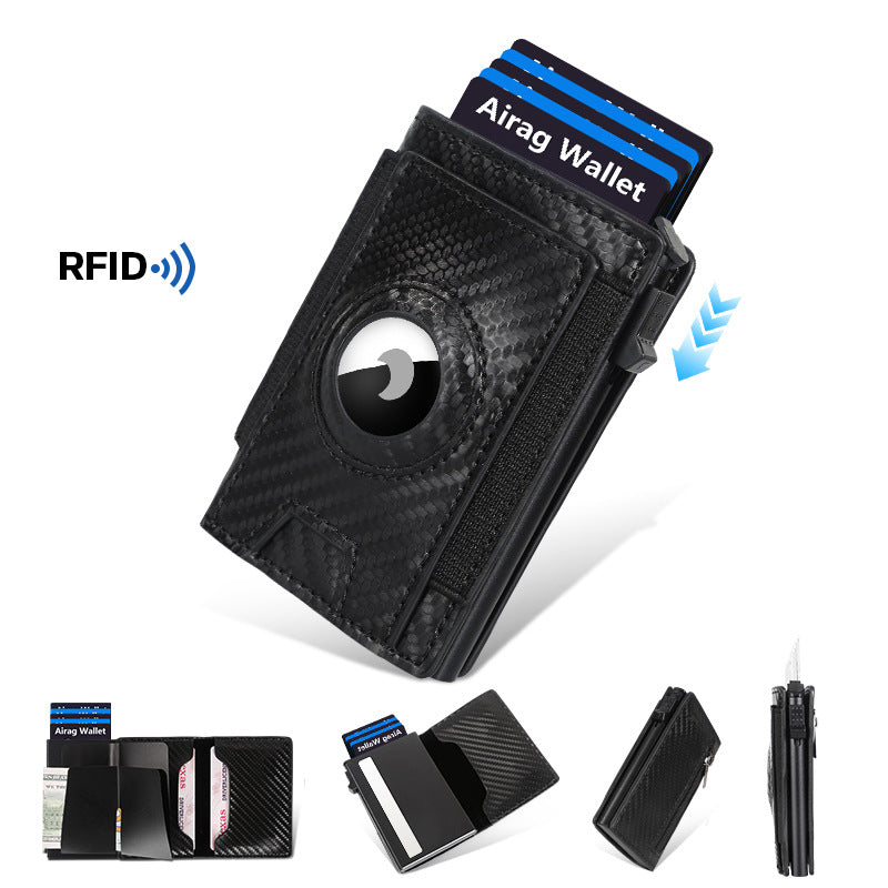 Automatic Ejection Metal Card Case Wallet