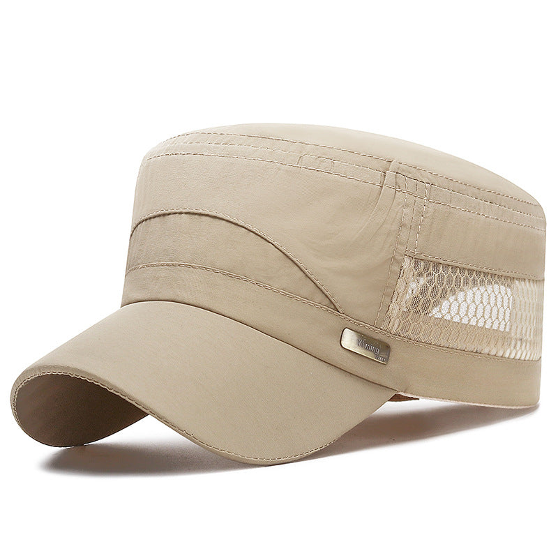 Men's Summer Sunshade: Korean Mesh Flat Cap