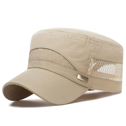 Men's Summer Sunshade: Korean Mesh Flat Cap
