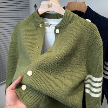 Korean Flex Varsity Knit Jacket