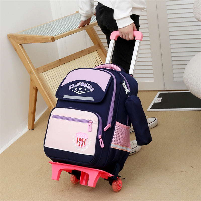 British-Style Primary School Trolley Bag