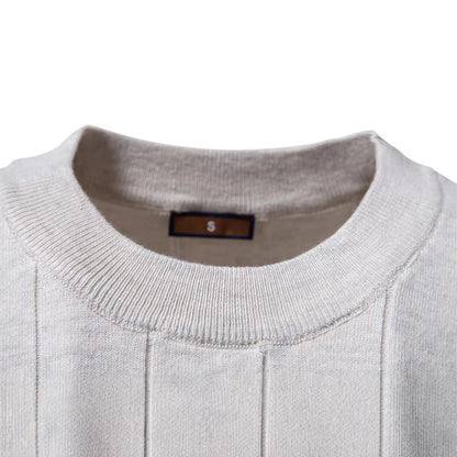 Men's premium Euro cotton/wool crew-neck sweater