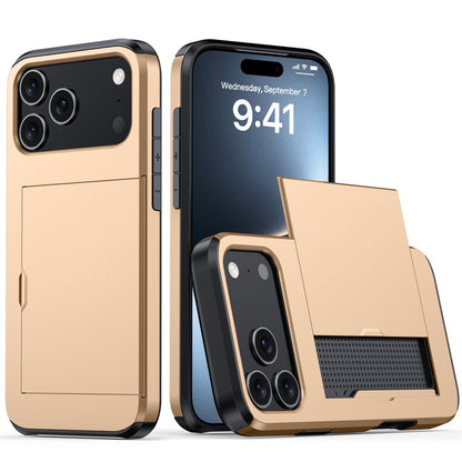 2-in-1 Anti-Drop Wallet Case for iPhone 17 / iPhone 16 / iPhone 15 Pro