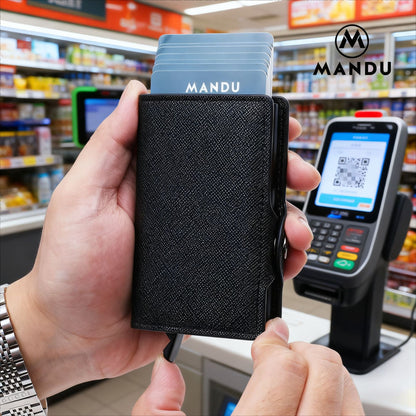 Ultra-Light Multi-Card Aluminum Case with PU Finish