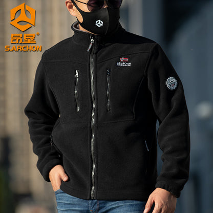 Anken Men's Winter Hiking Fleece Jacket