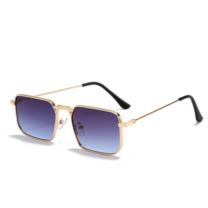 Square frame fashion metal sunglasses