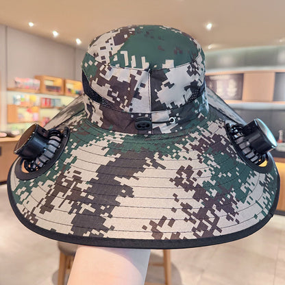 Solar Breeze Pro Solar USB Double Fan Cooling Hat