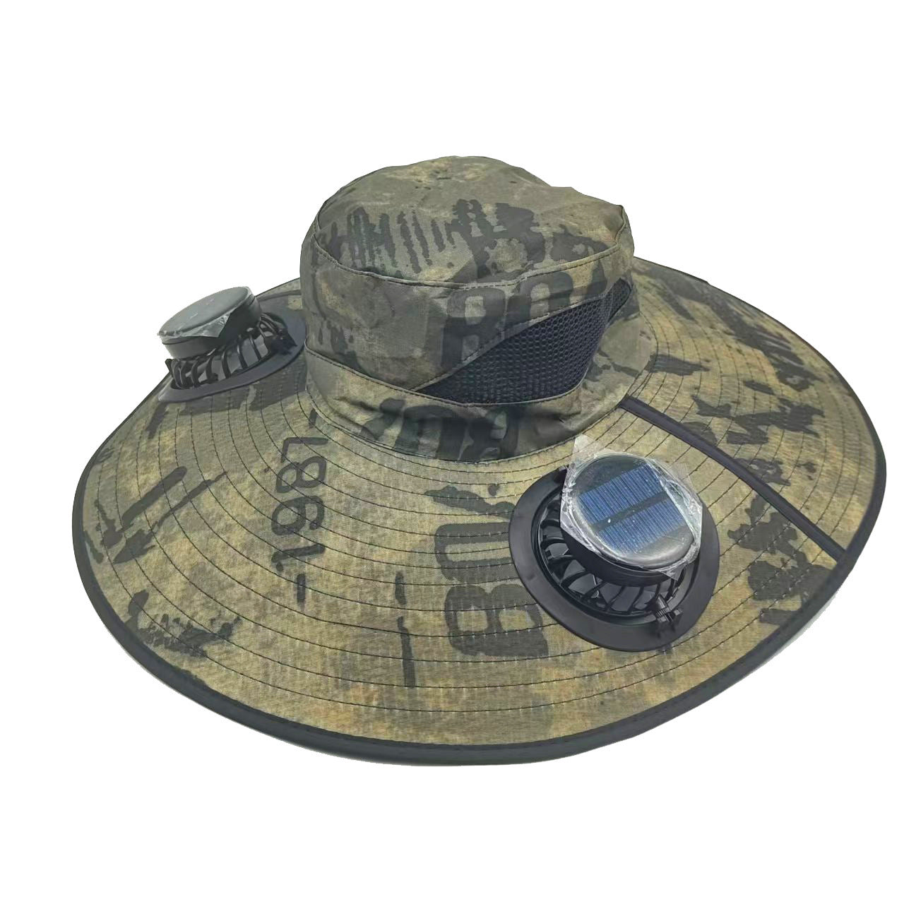 Solar Breeze Pro Solar USB Double Fan Cooling Hat
