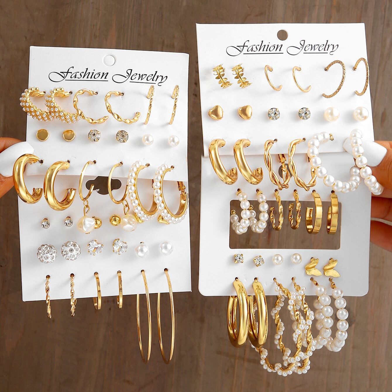 Cross-border New Twist Chain Earrings Women's Set