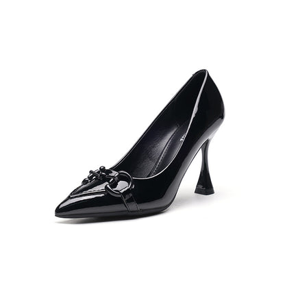 Paris Élite Patent Horse bit Stiletto Pumps