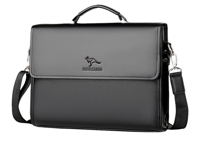 Genuine Leather Texture Shoulder Bag